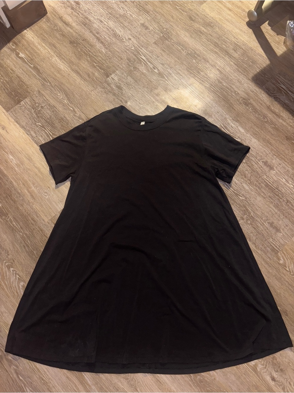 lululemon athletica Black A-Line Short Sleeve Dress
